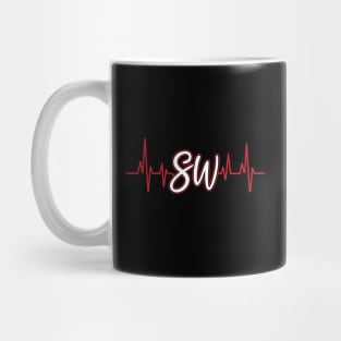 social worker master graduation msw Mug